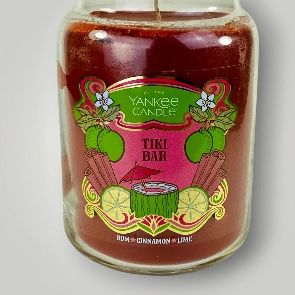 Yankee‎ Candle Tiki Bar Limited Edition 22 Oz Jar Aloha Collection 2015 Unused